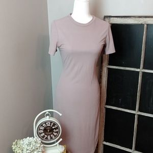Topshop mauve shirt dress sz 4
